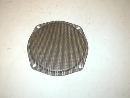 Metal Speaker Grill / From a Cinematronics Danger Zone (6 1/8 Across) (Some Rust) (Item #24) $8.99