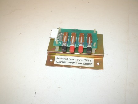 Midway Games - Volume / Test / Credit Switches and Bracket (Item #10) $39.99