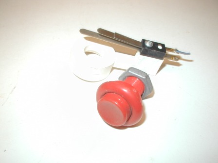 Red Leaf Contact Button With Contacts Set (1 1/4 Tall) (Item #4) $4.99