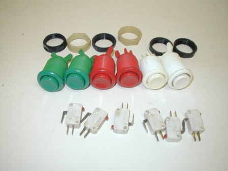 Used Microswitch Button Lot (Item #18) $8.99