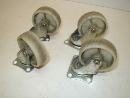 3 Inch Caster Set From A Dirt Dash Sitdown Cabinet (Item #3) #26.99